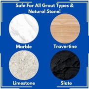 Ultimate Grout Cleaner for Tile Floors — Acid-Free Deep Cleaner Removes Grease, Dirt & Soap Scum Without Damaging Grout — Safe for Marble and All Natural Stone (1-Quart)