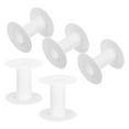 thumbnail image 2 of Miangastore 5 Pcs Empty Plastic Spools Ribbon Spools Thread String Bobbin Wire Weaving Bobbin Craft Spools For Embroidery And Sewing Machine White, 2 of 8