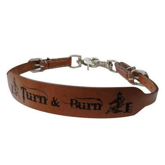 Showman "Turn & Burn" Leather Wither Strap