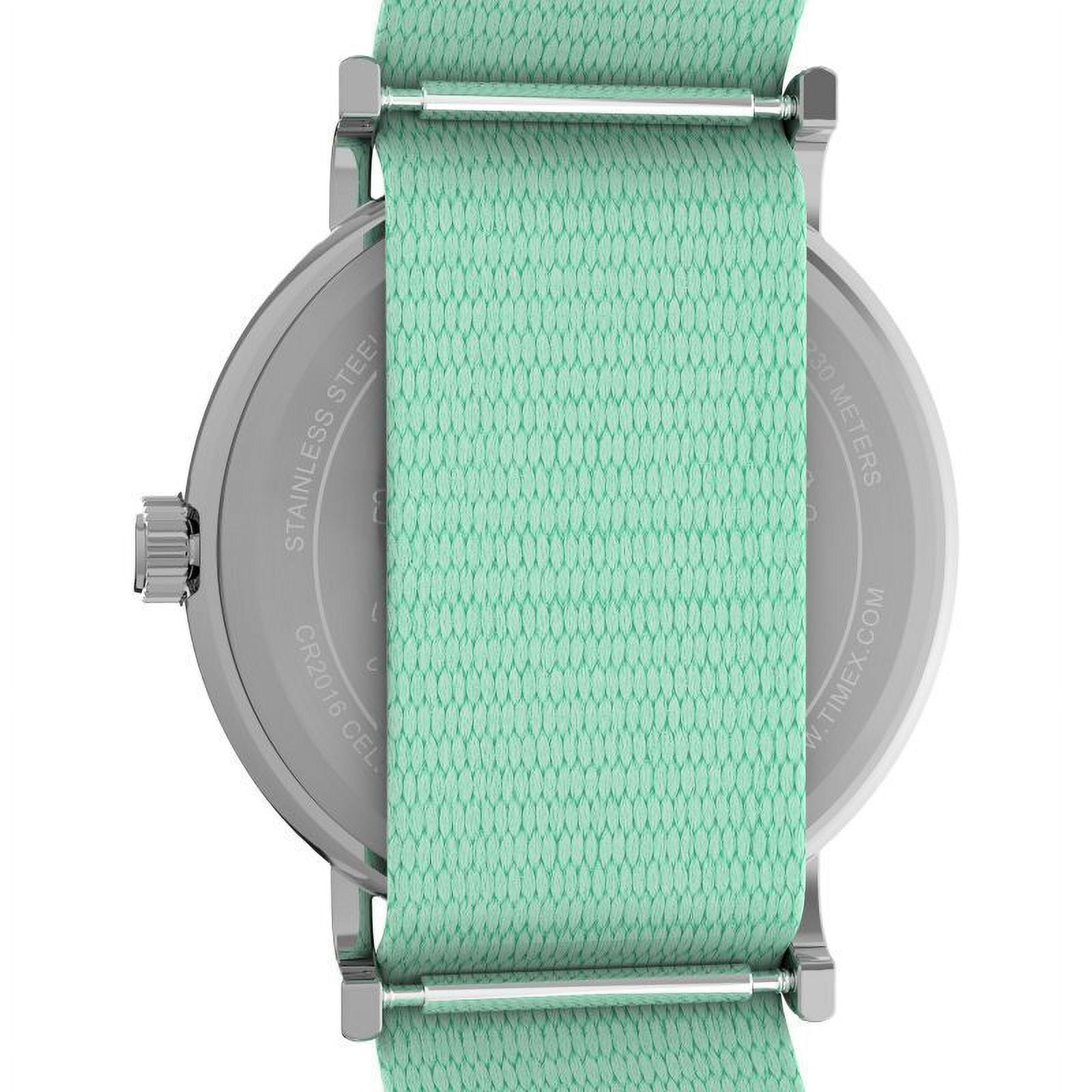 Timex Men's Weekender x Peanuts Green Dial Watch - TW2W24500