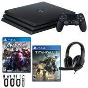 PlayStation 4 Pro 1TB Console with Titanfall 2, Avengers and Headset