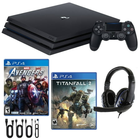 PlayStation 4 Pro 1TB Console with Titanfall 2, Avengers and Headset