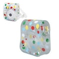 thumbnail image 1 of Camera Protective Bag, PVC Colorful Polka Dot Transparent Instant Camera Case with Shoulder Strap for Travel, 1 of 7