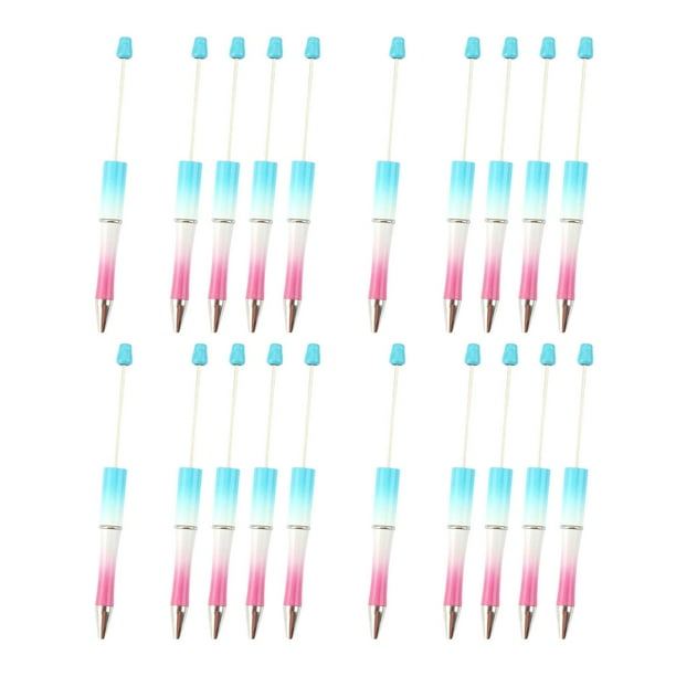 Kit de bolígrafos con cuentas, bolígrafo creativo con punta de 1,0 mm, bolígrafo rollerball para C