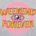 thumbnail image 3 of CafePress - Retro 80S Weekend Forever Long Sleeve T Shirt - Womens Baseball Tee, 3 of 4