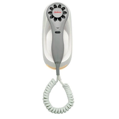 Sunbeam Global Wall Mount Hair Dryer 1200-1500 Watt With Night Light - White Sunbeam Global Wall Mount Hair Dryer 1200-1500 Watt With Night Light - White