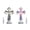 Clear+Dazzling, variant on Hand Carved K9 Crystal Cross 5.9 Inch Tabletop Religious Figurine for Home Altar and Office Desk Decor
