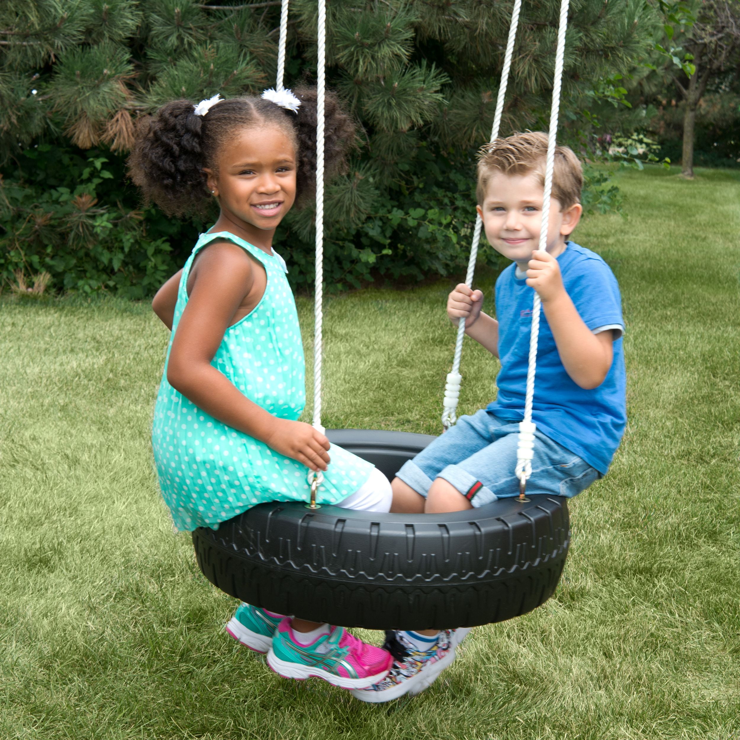 Swing N Slide Plastic Clic Tire With Ropes