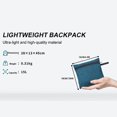 thumbnail image 4 of Guardurnaity Mochila de senderismo para hombre, de gran capacidad para diario, transpirable, resistente al desgaste, robusta y duradera. Ideal para Mochilas Gris verdoso 15L, 4 of 5