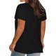 thumbnail image 4 of Fiudx Camisas para Mujer Moda Mujer Cuello Redondo Verano Manga Corta Blusa Camiseta Casual Impresión Tops, 4 of 5