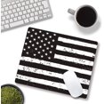 thumbnail image 4 of American Flag Mouse Pad, Gaming Mouse Mat Square Waterproof Mouse Pad Non-Slip Rubber Base MousePads for Office Home Laptop Travel, 9.5"x7.9"x0.12" Inch, 4 of 6