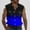 Blue, variant on YHAJDS Mens Tank Tops Summer Casual T-shirt,Men Sleeveless T-Shirt Lapel Open Front Shirt With Pockets Hawaiian Print Casual Daily Wear Summer Top