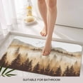 thumbnail image 3 of Burly Wood Trees Door Mat&nbsp;Indoor Outdoor Entrance,Non Slip Small Rug for Kitchen Bathroom Entryway Rug,Forest Mountain Birds Retro Watercolor Washable Doormat Floor Mat 16x24 Inch, 3 of 8