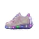 thumbnail image 2 of Tenis Para Niña Con Luces Led Lila Agujetas Super Ligeros lila 20, 2 of 6