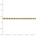 thumbnail image 5 of 10K Yellow Gold 3.0mm Diamond Cut Quadruple Rope Chain 22 Inch, 5 of 6