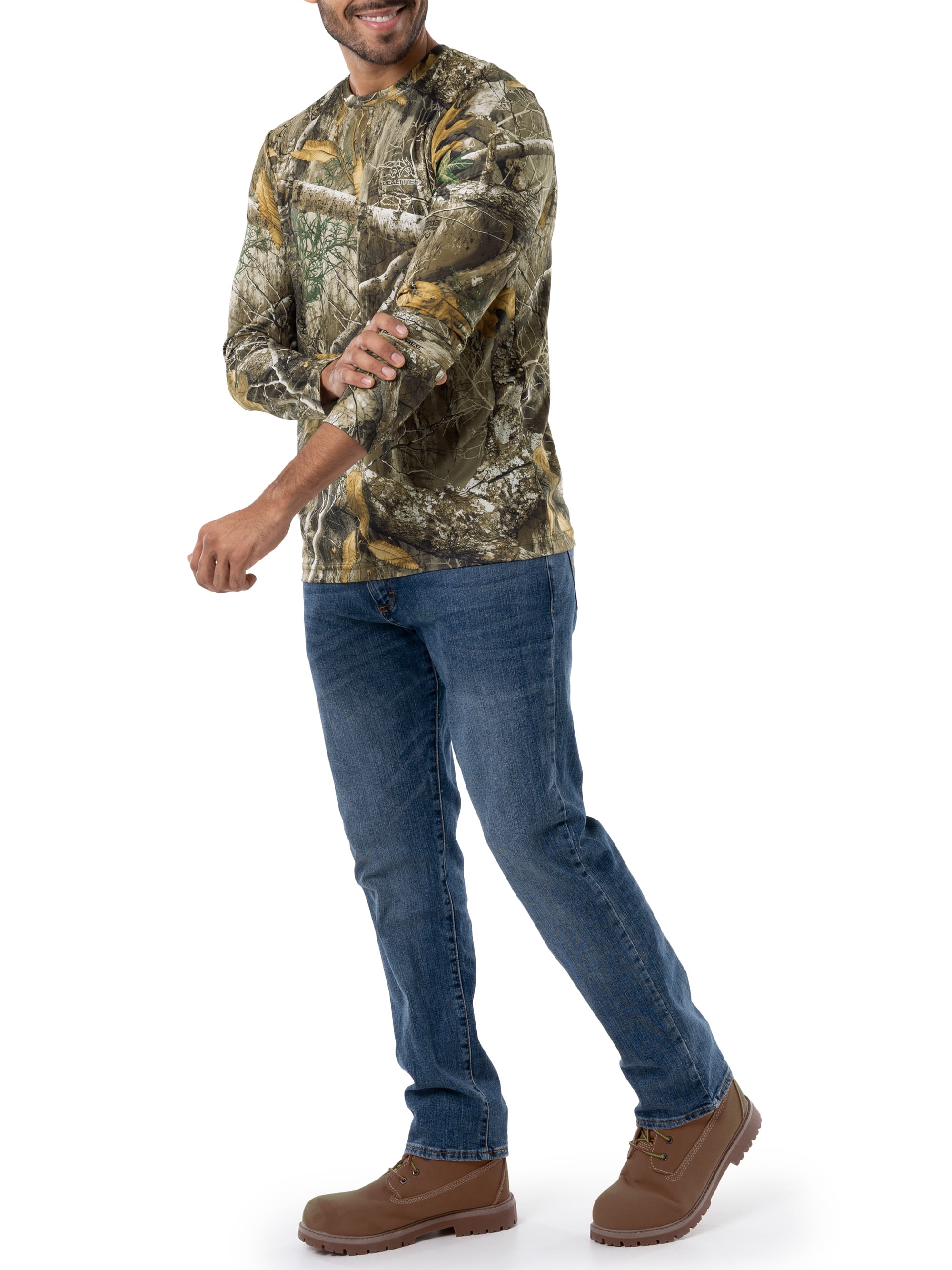 Realtree Men's Long Sleeve Performance Camo Tee 2-Pack Bundle