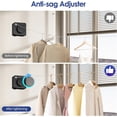 thumbnail image 3 of LZLINGMEI Retractable Clothesline Indoor, Non-Sagging Clothes Line Retracting Outdoors,15.6Ft Heavy Duty Clothes Drying Laundry Line, Wall Mounted Clothesline, 3 of 7