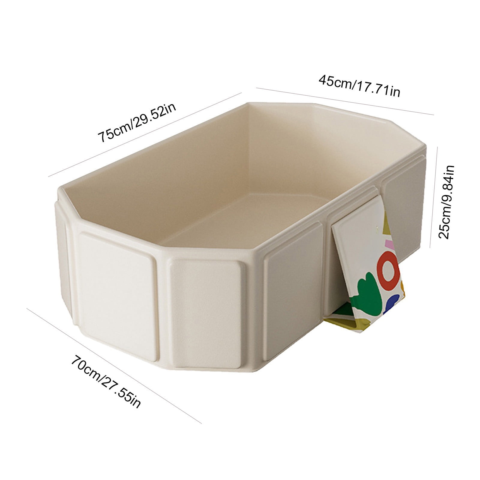 Hodwiequ Extra Large Foldable Pet Bathtub Multi Purpose For Dogs And Laundry Cleaning Sturdy Support Legs Suitable For Indoor And Outdoor Use White