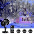 thumbnail image 4 of IP65 Waterproof Christmas Snowfall Projector Light with Remote Control for Indoor/Outdoor Decoration, 4 of 5