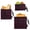 Black Pink Plaid, variant on Dailycode 3 Pack Reusable Ziploc Bags Leakproof Sandwich Snack Freezer Bags, Dark Navy Blue Plaid