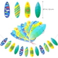 thumbnail image 2 of OUNONA UNOMOR Hawaiian Table Skirt Tropical Hawaiian Party Decoration Set with 2 Paper Garlands, 2 of 6