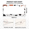 thumbnail image 2 of Aluminum License Plate Frame 2 Pack Car Exterior Accessory Car Tag Holder for Front Rear Plates Cars Decor Halloween Cute Doodle, 2 of 6