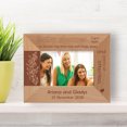 thumbnail image 1 of Can't Wait To Shower The Little One Personalized Wooden Frame-5" x 3 1/2" Brown Horizontal, 1 of 1