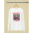 thumbnail image 3 of Merry Country Xmas Y'all Festive Women's Long Sleeve, 3 of 4