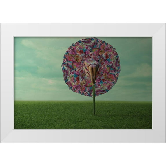 Vaskovic, Jovana 24x17 White Modern Wood Framed Museum Art Print Titled - Flower