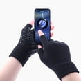 thumbnail image 4 of UYUH ‌Warm Gloves for Men and Women, Winter Warm Knit Gloves with Soft Stretchable Cotton, Convenient Leaky Fingertips Design for Smartphone Use‌, 4 of 8