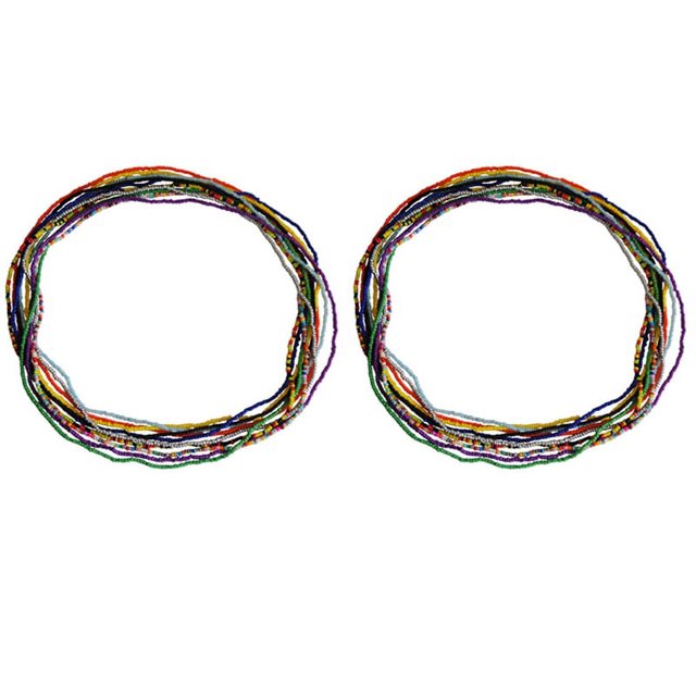 Boho de Cintura En Cuentas de Playa Vientre Cadena para El Cuerpo Cinturones de Moda Accesorios para El Cuerpo Joyas para Mujeres Y Niñas (20 PCS)