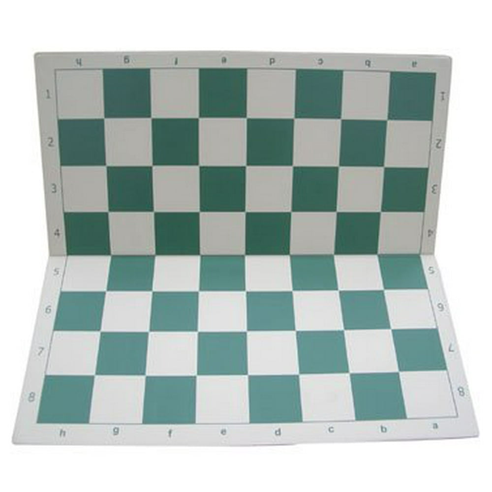 DoubleFolding Chess Board, Green and Buff