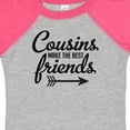 thumbnail image 4 of Inktastic Cousins Make the Best Friends with Arrow Boys or Girls Baby Bodysuit, 4 of 5