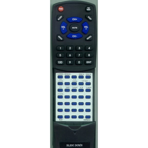 Replacement Remote for Sherwood RC-101, RX4105