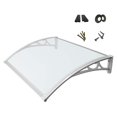 thumbnail image 2 of Toldo para ventana Toldo para puerta Toldo para puerta multiusos transparente y resistente Toldo para ventana para balcón Jardín al aire libre Ventana 60cmx80cm, 2 of 8