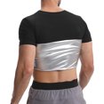 thumbnail image 6 of POP CLOSETS Sauna Sweat Suit Men Weight Loss Shapewear Heat Trapping Sweat T-Shirt Compression Vest, 6 of 7