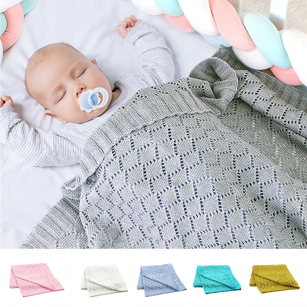 Brand new in pack Snuggle Baby wrap/blanket in grey with pink circles 75 x 100cm 