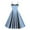 Light Blue, variant on IROINNID Wedding Guest Dresses for Women Formal Evening Night Dress Vintage Dress Sleeveless V-Neck Printing Elegant A-Line Dress,Hot Pink