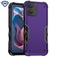 thumbnail image 5 of For Motorola Moto G Stylus 5G 2025 Case, Slim Fit Back Hybrid Lightweight Shockproof 2-in-1 Hybrid Hard PC Bumper Frame Armor Protection Phone Cover (Purple), 5 of 8