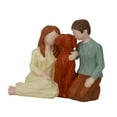 thumbnail image 4 of Baoblaze Christmas Statue Artwork Resin Figurine for Desktop Housewarming Living Room Family, 4 of 8