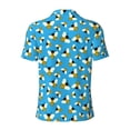 thumbnail image 4 of Rocae Flying Bees for Men's Short Sleeve Polo Shirt, Quick Drying Performance Moisture Wicking Sports Men's Golf Shirt Medium, 4 of 9
