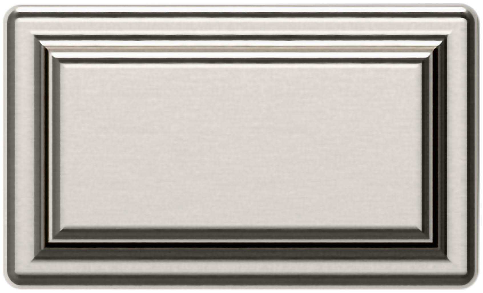 Baldwin 4425260BIN Raised 1-1/2" Rectangular Cabinet Knob From The Estate Collection -