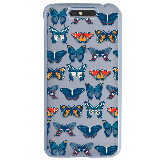 Funda para ZTE Blade V8 InstaCase Patron de Mariposas Protector anticaídas