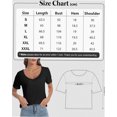 thumbnail image 3 of Women's Lightweight Short Sleeve V-Neck T-Shirt - Loose Fit Casual Summer Top, 3 of 6