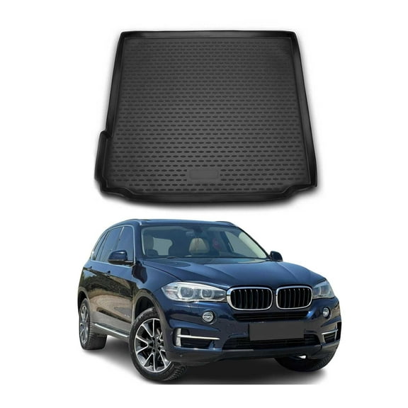 OMAC Cargo Mats Liner for BMW X5 F15 F85 2014-2018 Rubber TPE Black 1Pc