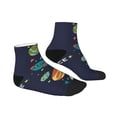 thumbnail image 6 of Salouo Space Pattern Unisex Middle Tube Socks,Middle-Finger Knee High Socks Over The Calf Tube Stocking Crew Stockings for Women and Men Tube Socks, 6 of 8