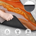 thumbnail image 3 of General 4pc Car Floor Mat Water Resistant Dust Resistant Slip Elastic Soft Easy To Install Used On Most Cars Truck Cargo Suv Orange And White-Gold Marble, 3 of 6