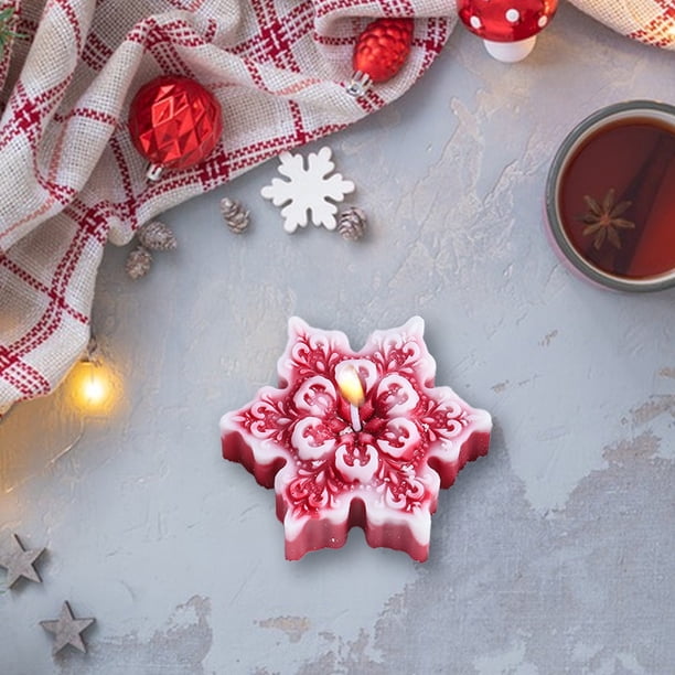 Christmas Snowflake Aromatherapy Candle Modeling Scented Candle Companion Gift Home Furnishings Companion Gift