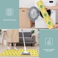 thumbnail image 6 of Yellow Lemon Slices Green Pattern Kitchen Rugs Sets Of 3,Kitchen Runner Rugs Non Skid Washable,Decorative Kitchen Floor Mats for Kitchen,Sink,Laundry,17"x30"+ 17"x47" + 17"x59", 6 of 6