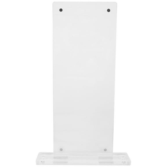 REACHISE Clear Acrylic Door Sign with Standoff Screws for Office/Home/Store/Restaurant